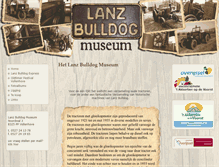 Tablet Screenshot of lanzbulldogmuseum.nl